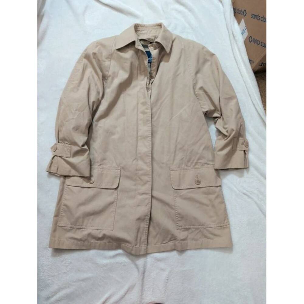 Y2K London Fog Tan Trenchcoat 8 petite